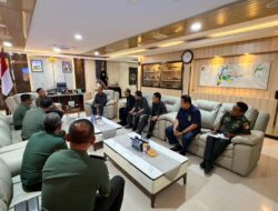 Pangdam XXIII/Palaka Wira Terima Audiensi dan Perkenalan Ketua Pengadilan Tinggi Sulawesi Tengah