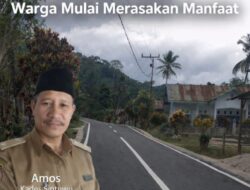 Jalan ruas sintuwu tuntas, warga mulai merasakan Manfaat.