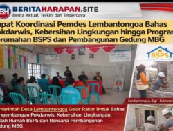 Rapat Koordinasi Pemdes Lembantongoa Bahas Pokdarwis, Kebersihan Lingkungan hingga Program Perumahan Bsps Dan Pembangunan Gedung MBG