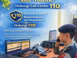 Polri Imbau Masyarakat Manfaatkan Call Center 110 Saat Mudik Lebaran 2026