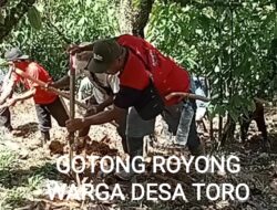 Pembukaan Jalan Kantong Produksi Desa Toro, Wujud Gotong Royong Dukung Visi Misi Bupati Sigi
