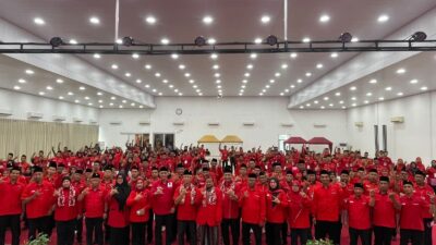 Konsolidasi Politik Menguat, DPC PDI Perjuangan Mojokerto Lantik 18 PAC