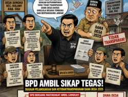 BPD  Dan Aparat Desa Bongkar Kedok Oknum Kades, Ada Apa Dana Desa