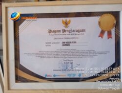 SMPN 7 Raih Penghargaan Sekolah Terbaik dalam Pengelolaan Dana BOS, Kepala Sekolah Semuel: Prestasi Ini Hasil Kerja Bersama