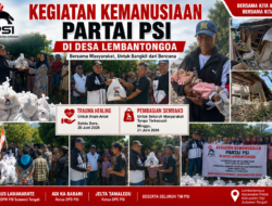 PSI Salurkan Bantuan Sembako dan Gelar Trauma Healing bagi Warga Terdampak Gempa di Desa Lembantongoa